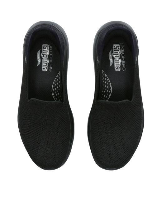 Skechers Black Go Walk Arch Fit 2.0 Delara Sneakers