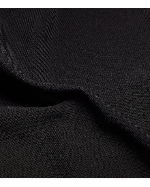 Jacquemus Black Asymmetric The Drapeado Maxi Dress