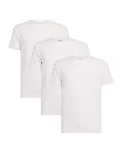 Paul Smith White Modal-Blend Crew-Neck T-Shirt for men