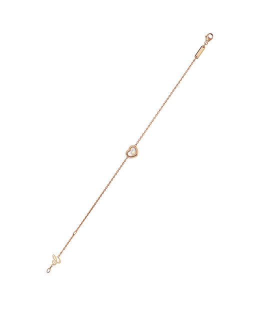Chopard Metallic And Diamond Happy Diamonds Icons Bracelet