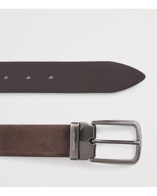 Paul & Shark Brown Suede Belt for men