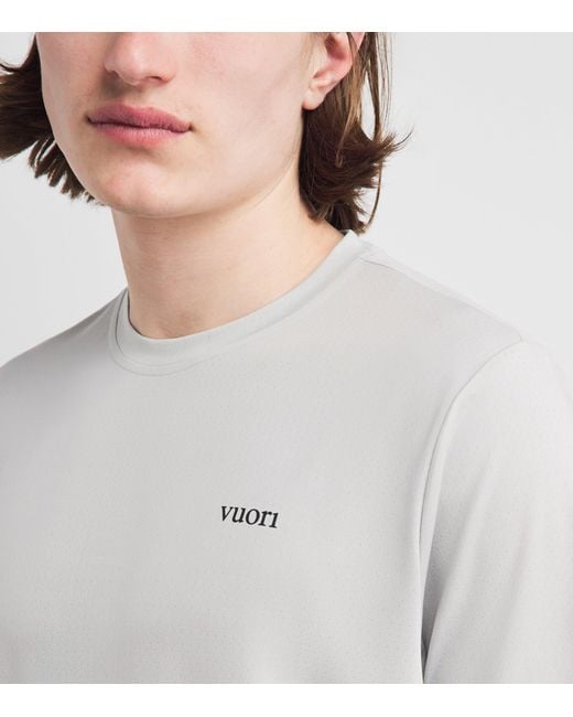 vuori White Viewpoint Performance 2.0 T-Shirt for men