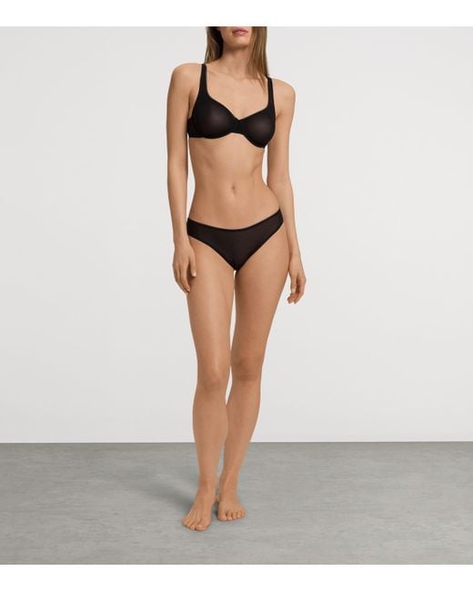 Hanro Black Smooth Illusion Wire Bra