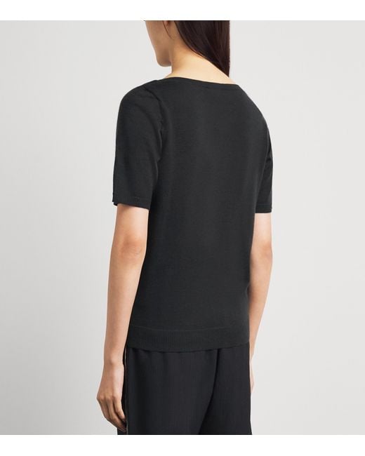Herskind Black Cashmere Emanuelle T-Shirt