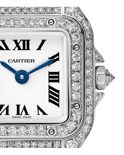 Cartier Mini White Gold And Diamond Panthère De Watch 20mm