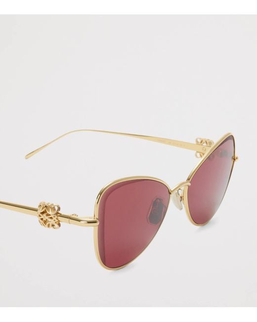 Loewe Pink Bombé Butterfly Sunglasses