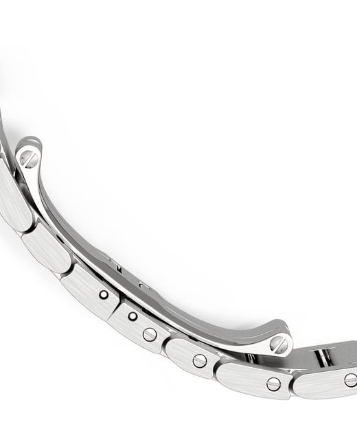 Cartier Gray Medium Steel Tank Française Watch 27Mm