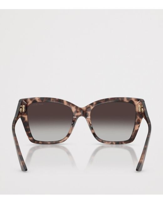 Jimmy Choo Brown Acetate Jc5012 Square Sunglasses for men