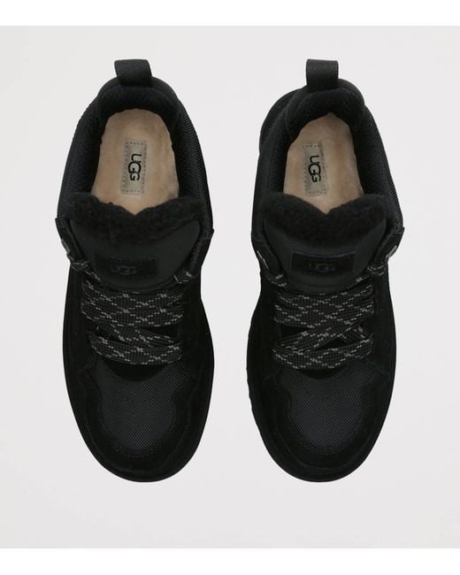 Ugg Black Suede Lowmel Sneakers for men