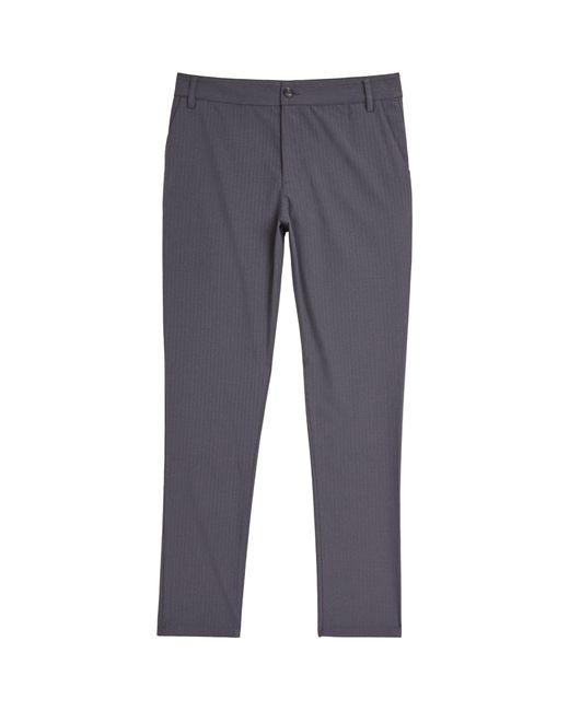 PAIGE Blue Straight-fit Stafford Trousers for men
