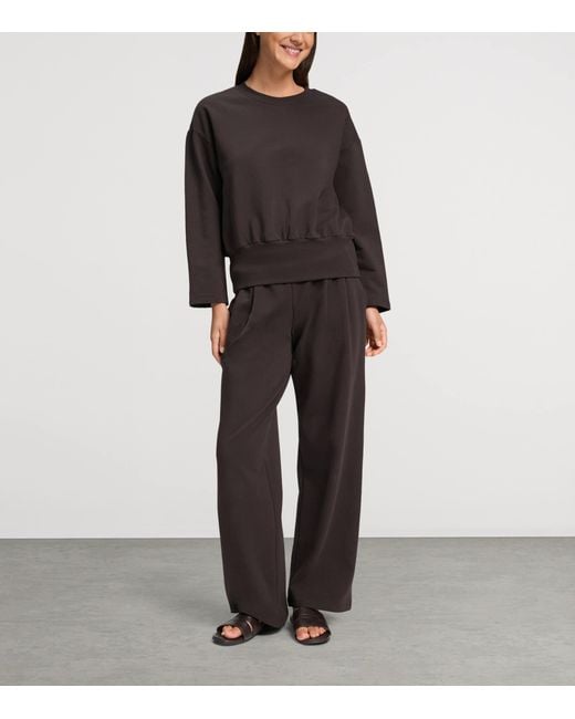 Hanro Brown Cotton Natural Living Pyjama Trousers