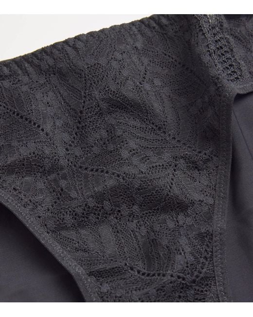 Simone Perele Black Lace Comète Briefs