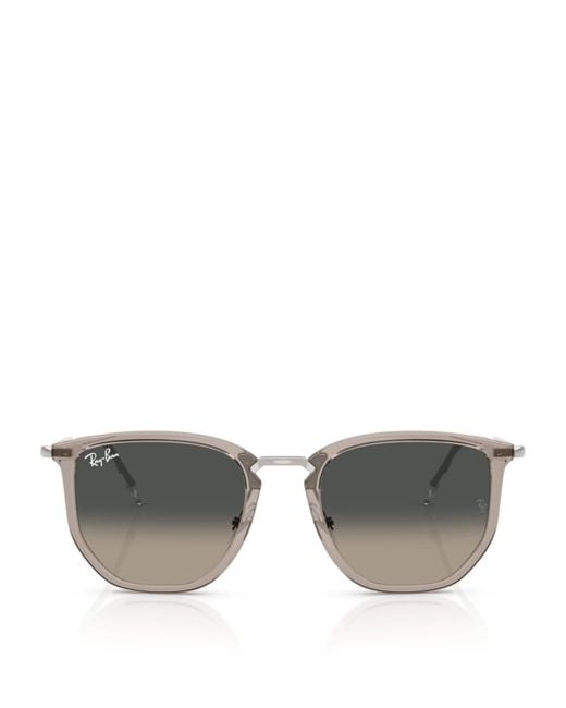 Ray-Ban Gray Rb4451 Irregular Sunglasses