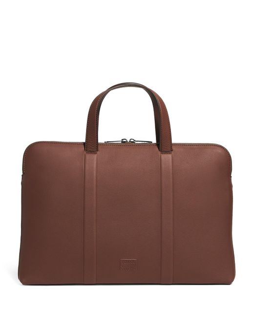 Paul Smith Brown Leather Folio Bag for men