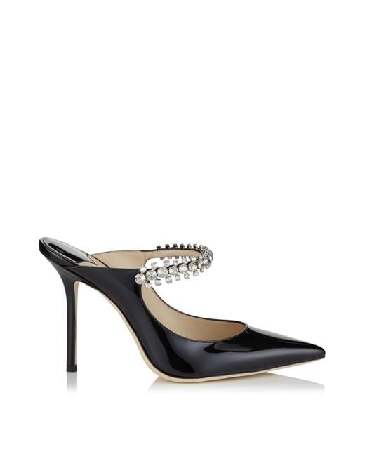 Jimmy Choo Brown Bing 100 Leather Mules