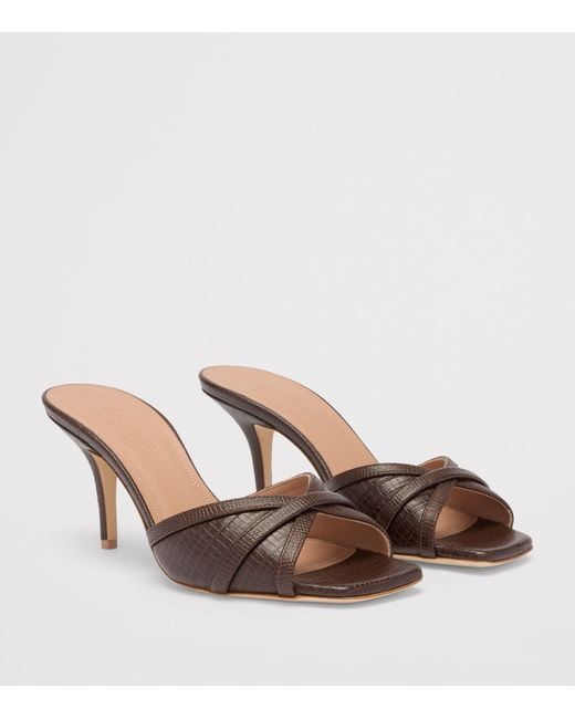 Malone Souliers Brown Leather Perla Mules 70