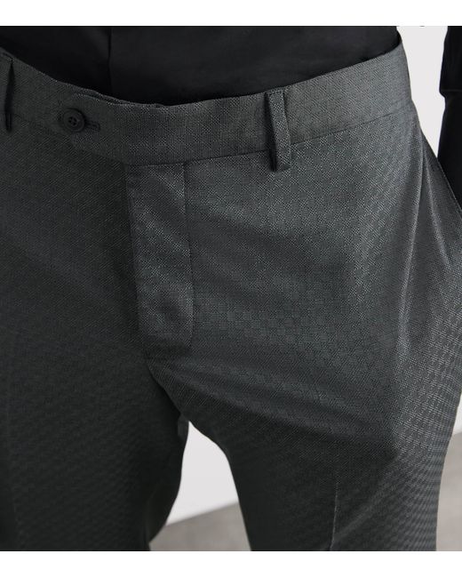 Emporio Armani Gray Wool 2-Piece Suit for men