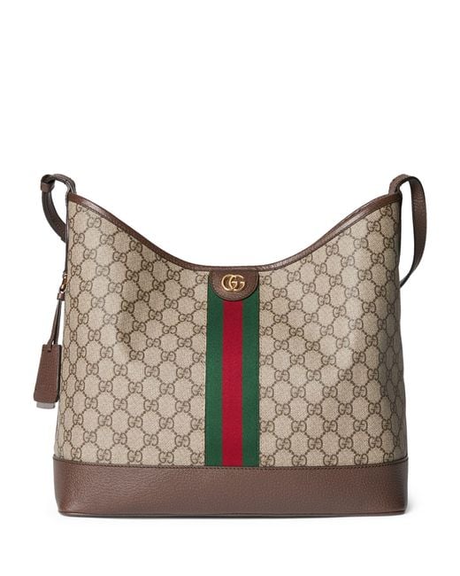 Gucci Gray Ophidia Gg Shoulder Bag