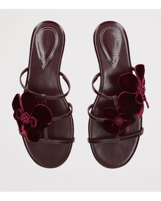 Zimmermann Brown Leather Orchid Sandals