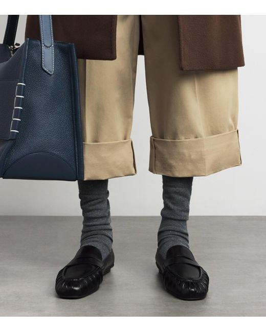 Weekend by Maxmara Natural Pleated Wide-Leg Tapered Trousers