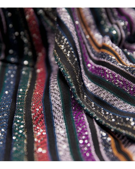 Missoni Multicolor Sequin Stripe Blazer