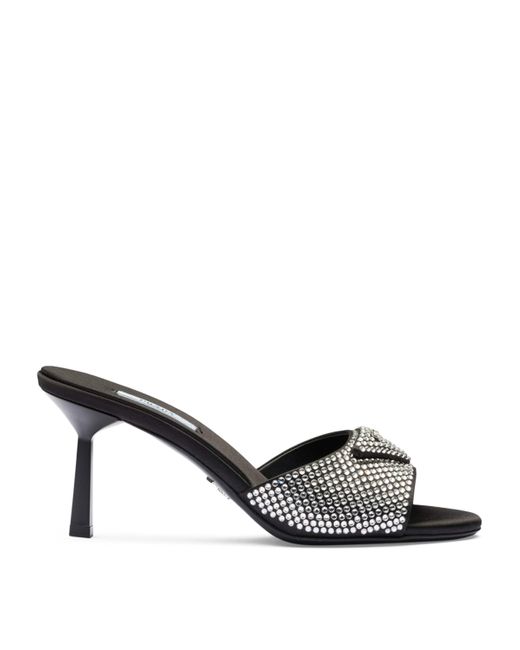 Prada embellished mules hotsell