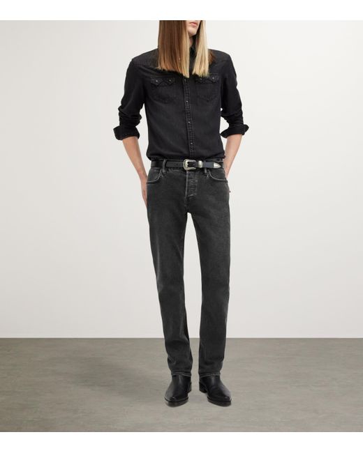 AllSaints Black Iggy Slim Jeans for men