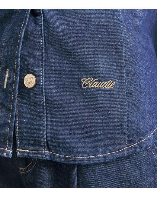 Claudie Pierlot Blue Denim Shirt