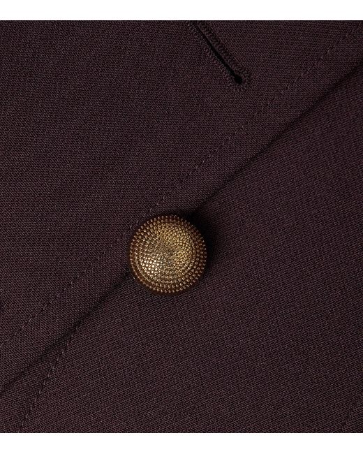 Chloé Blue Virgin Wool Darted Jacket