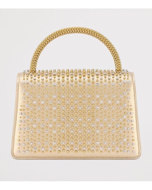 BVLGARI Metallic Mini Leather Serpenti Pallini Top-Handle Bag