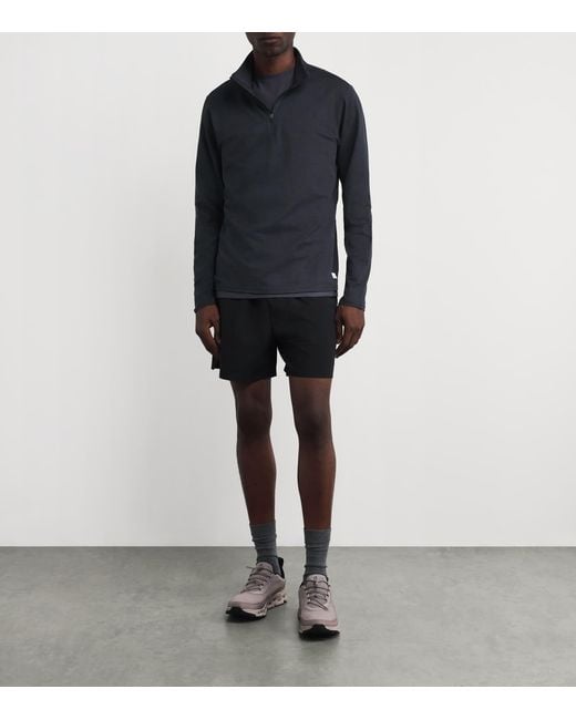 vuori Blue Quarter-Zip Ponto Sweatshirt for men