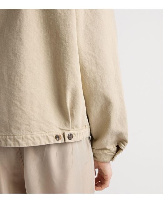 Prada Natural Old Denim Blouson Jacket for men