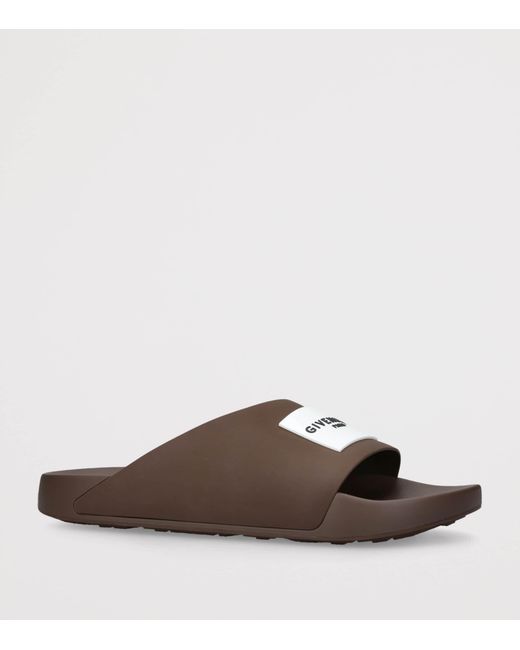 Givenchy Brown Label Slides for men