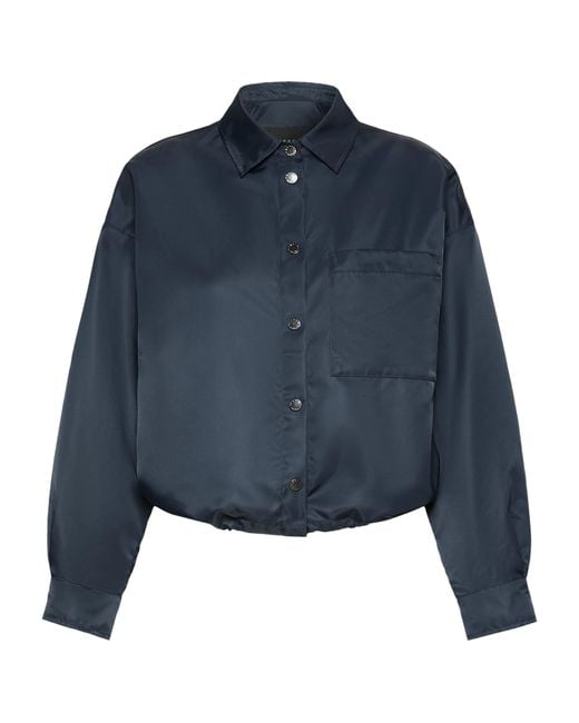 Weekend by Maxmara Blue Shirt Raincoat