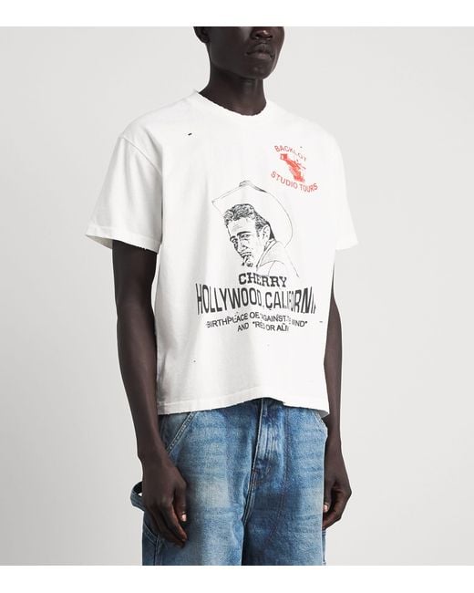 CHERRY LA White Backlot T-Shirt for men