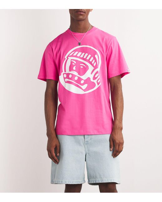 BBCICECREAM Pink Cotton Astro Helmet T-shirt for men