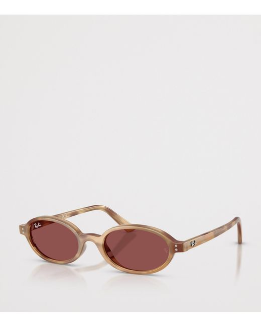 Ray-Ban Pink Rb4472 Khal Oval Sunglasses