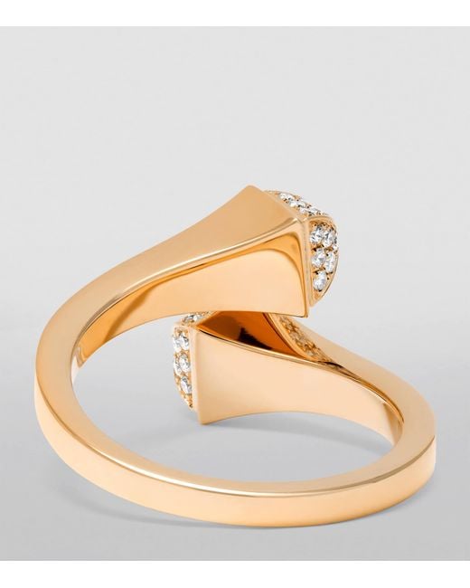 Marli New York Natural Midi And Diamond Cleo Ring