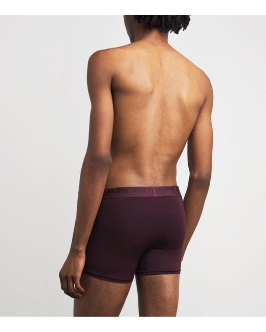 Skims Purple Stretch Boxer Briefs for men