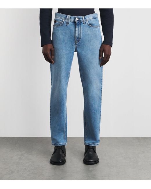 Brioni Blue Merano Straight Jeans for men