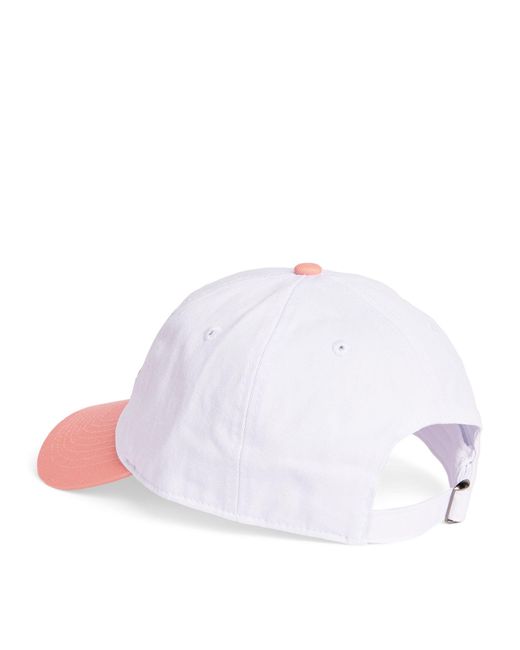 Sporty & Rich Pink Embroidered Rizzoli Baseball Cap