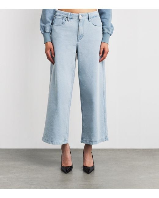 GOOD AMERICAN Blue Cotton Good Skate Jeanius Trousers