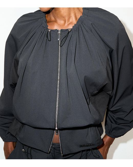 MAX&Co. Blue Technical Jersey Jacket
