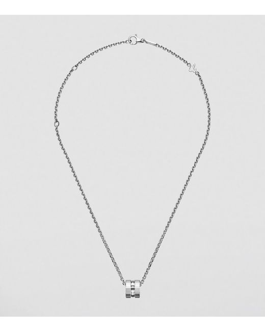 Chopard Metallic Ice Cube Necklace