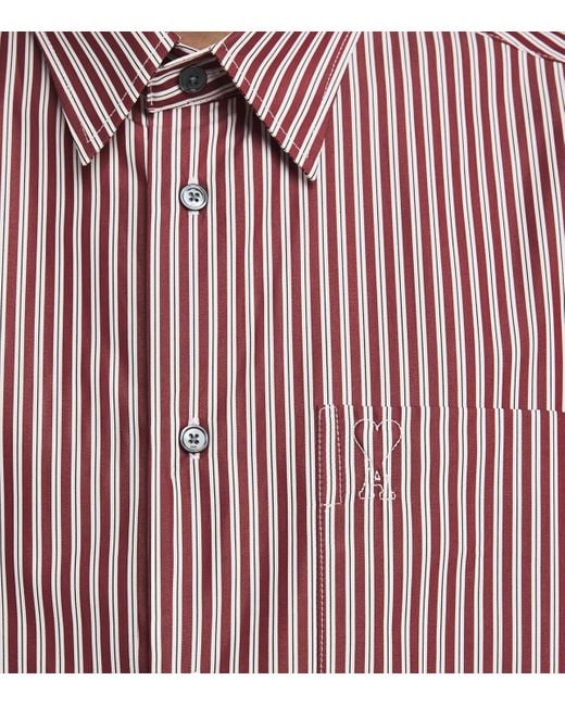 AMI Purple Stripe Ami De Coeur Shirt