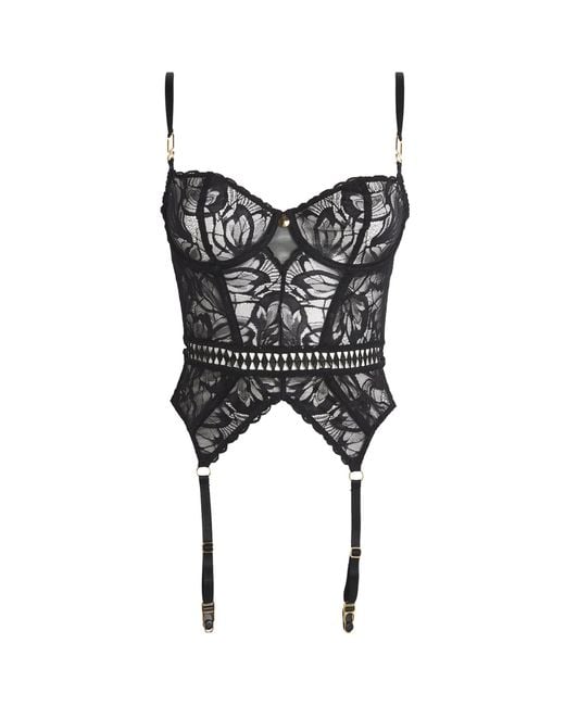Aubade Black Lace After Hours Basque