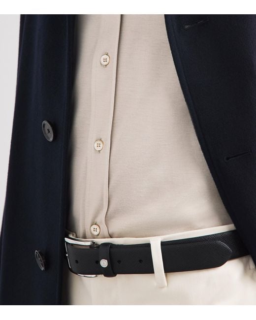 Colombo White Silk-Cotton Shirt for men