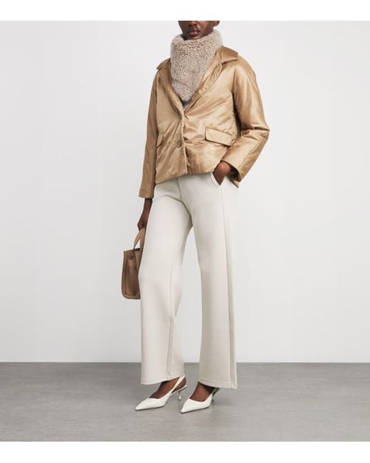 Max Mara Natural The Cube Collared Jacket
