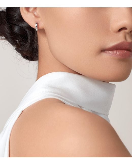 Cartier Metallic Love Hoop Earrings