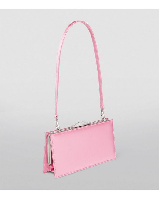 Jimmy Choo Pink Exclusive Diamond Cocktail Clutch Bag